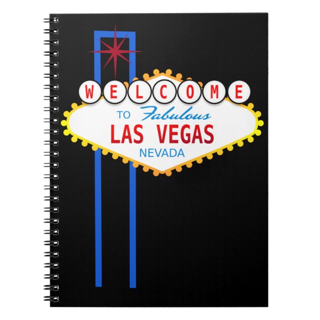 Cuaderno Welcome to Las Vegas Sign (Frente)