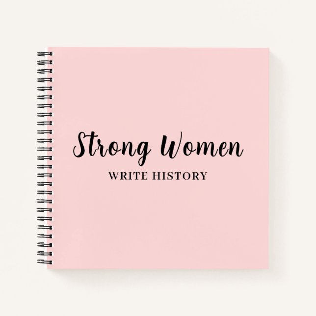 Cuaderno Well Behaved Women Feminist Quote Design (Anverso)