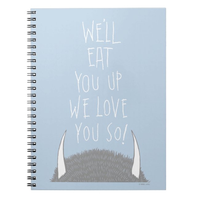 Cuaderno We'll Eat You Up We Love You So! (Frente)