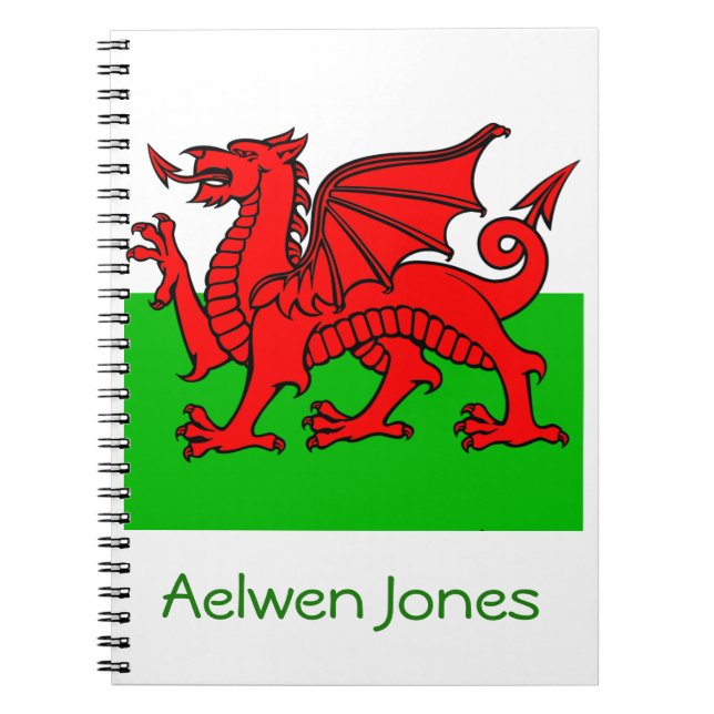 Cuaderno Welsh Flag (Frente)
