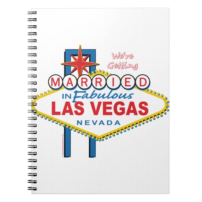 Cuaderno We're Getting Married in Las Vegas (Frente)