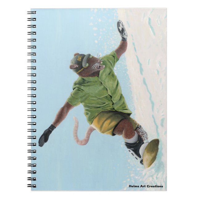 Cuaderno Wererat Snowboard Fantasy Art Notebook (Frente)