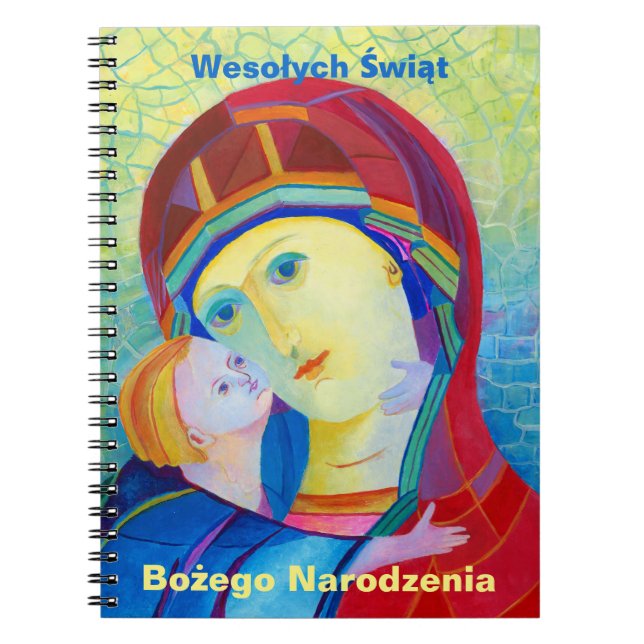 Cuaderno Wesołych Świąt Feliz regalo de Navidad polaco para (Frente)