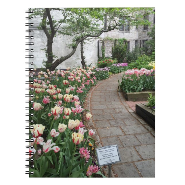 Cuaderno West Side Community Garden Tulip New York City (Frente)