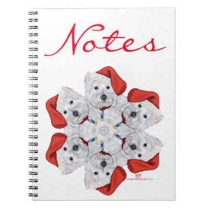 Cuaderno Westie Copo de Nieve