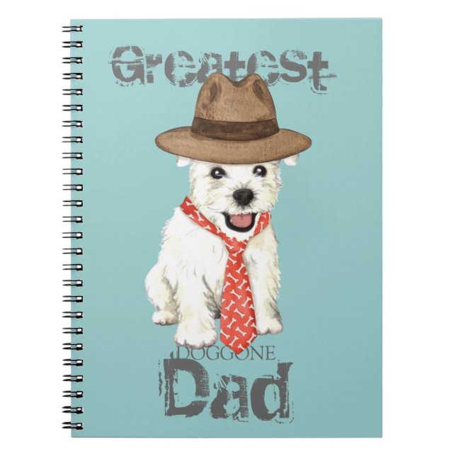 Cuaderno Westie Dad (Frente)