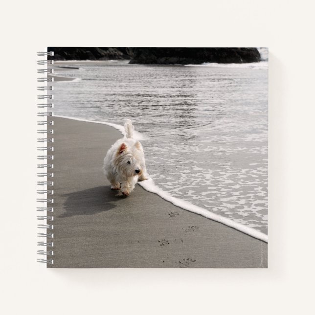 Cuaderno Westie Photo 8x8 Square Journal (Anverso)