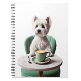 Cuaderno Westie tiene un portátil latente