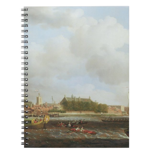 Cuaderno Westminster de Lambeth, con el barg ceremonial (Frente)