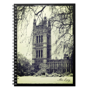 Cuaderno Westminster, Parlamento, Winter London - Inglaterr