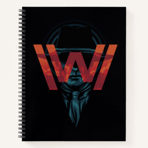 Cuaderno Westworld El gráfico con el logotipo de Man in B