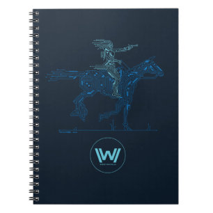 Cuaderno Westworld Gráfica del circuito de Caballo de Dol