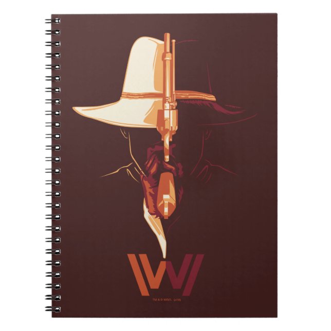 Cuaderno Westworld | Gráfico dividido de Gorra negro Gorra  (Frente)