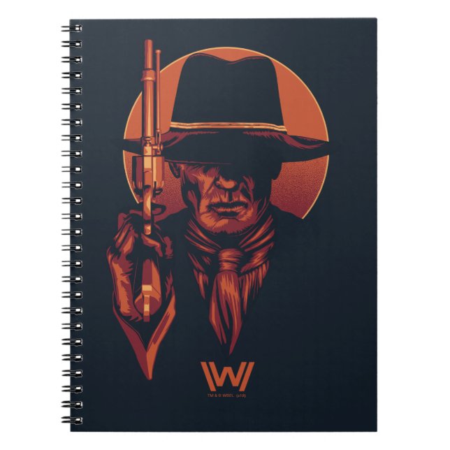 Cuaderno Westworld | Hombre de negro con rebelión (Frente)