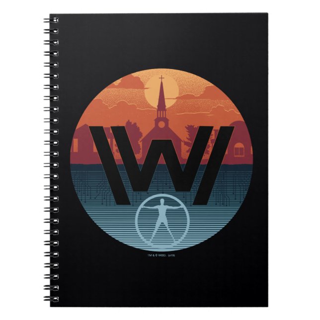 Cuaderno Westworld | Logo de la iglesia Escalante (Frente)