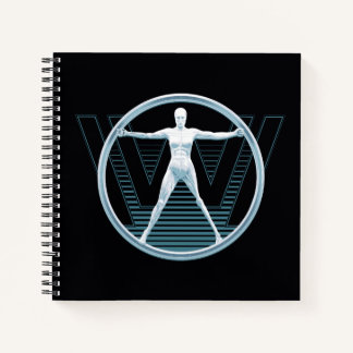 Cuaderno Westworld | Logotipo Vitruvian Android