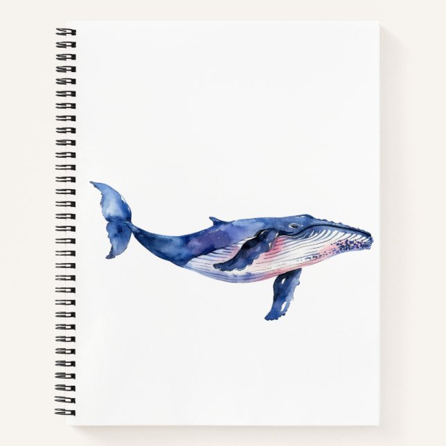 Cuaderno Whale Watercolor   (Anverso)