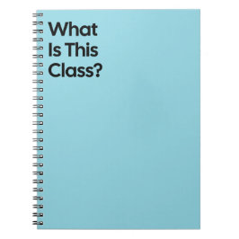Cuaderno What Is This Class Notebook