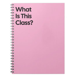 Cuaderno What Is This Class Notebook