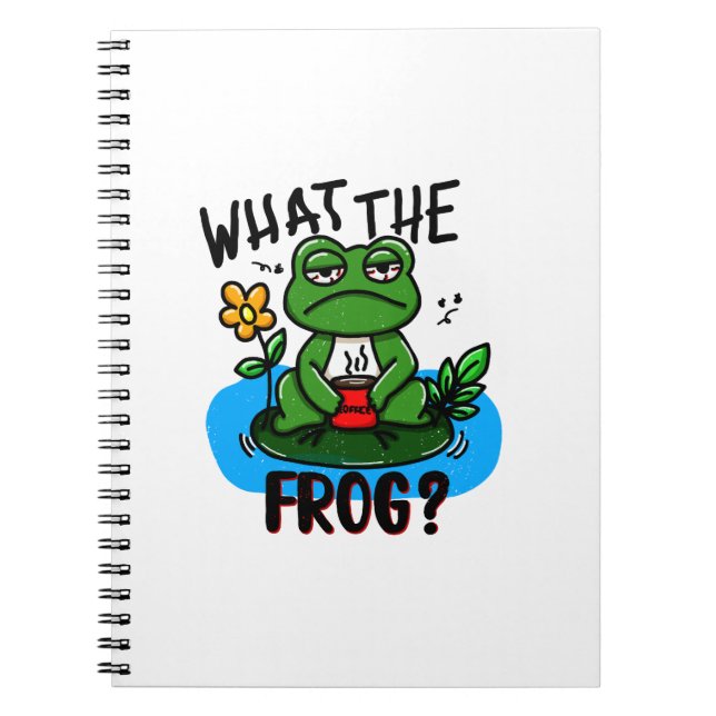 Cuaderno What the frog? (Frente)