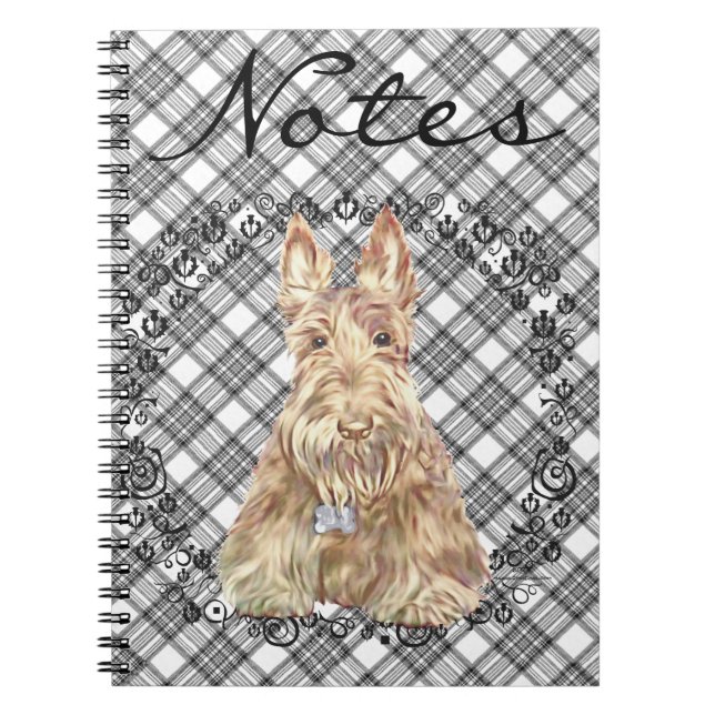 Cuaderno Wheaten Scottie Tartan (Frente)