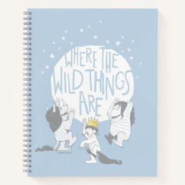 Cuaderno Where The Wild Things Are | Luna y Estrellas