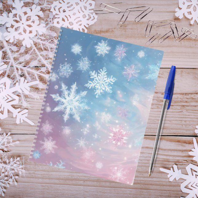 Cuaderno Whimscal Snowflake Journal, portátil de invierno (Subido por el creador)
