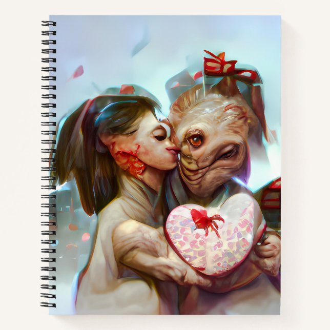 Cuaderno Whimsical Alien Romance (Anverso)