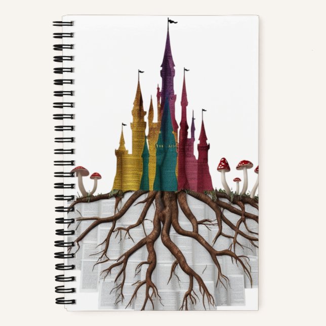 Cuaderno Whimsical Book Page Art Journal (Anverso)