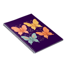 Cuaderno Whimsical Butterflies Spiral Photo Notebook