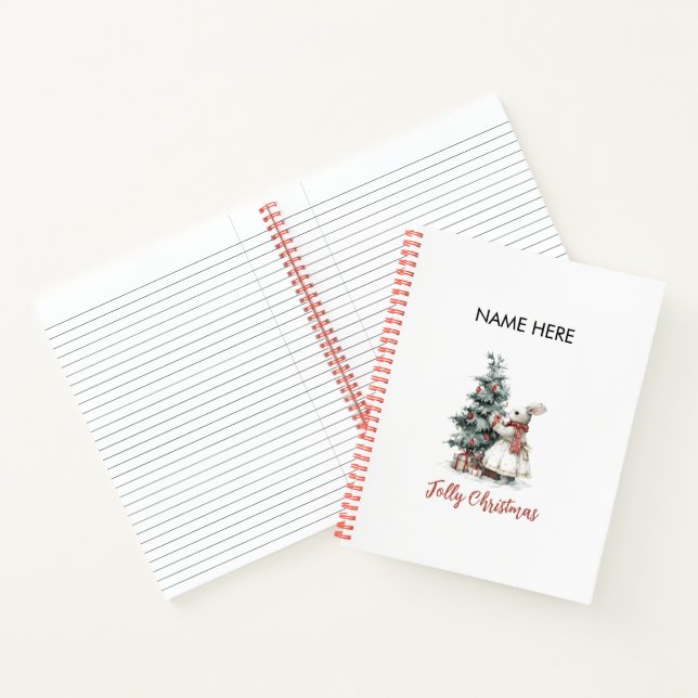 Cuaderno Whimsical Christmas Notebook | Holiday Gifts (Interior)