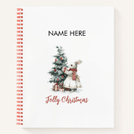 Cuaderno Whimsical Christmas Notebook | Holiday Gifts