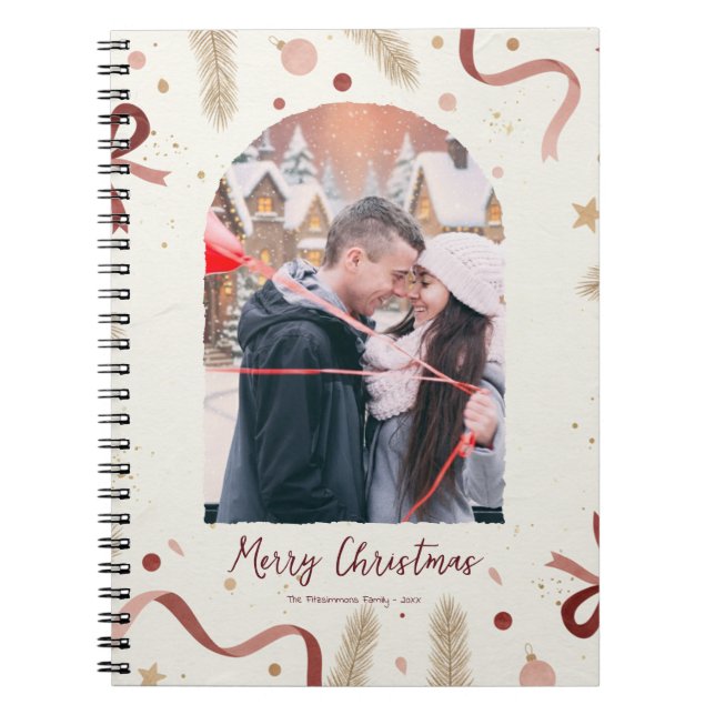 Cuaderno Whimsical Christmas Notebook – Minimal Holiday Des (Frente)