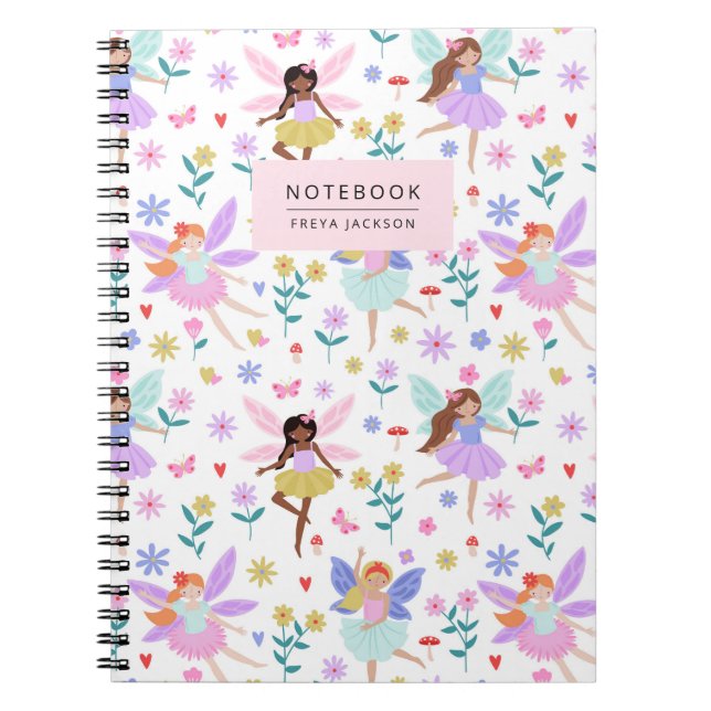 Cuaderno Whimsical Fairy Garden Notebook (Frente)