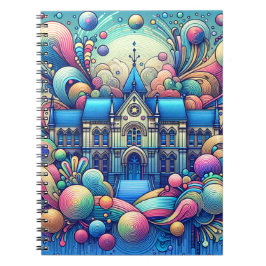 Cuaderno Whimsical Fantasy Building Art Notebook