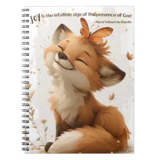Cuaderno Whimsical Fox Joyful Notebook - Vibes positivas