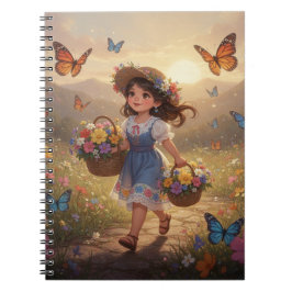 Cuaderno Whimsical Girl Notebook