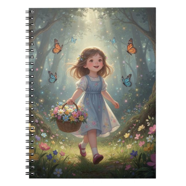 Cuaderno Whimsical Girl Notebook (Frente)