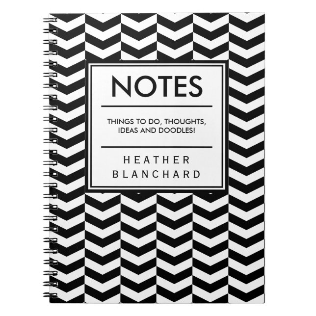 Cuaderno Whimsical Herringbone (Frente)