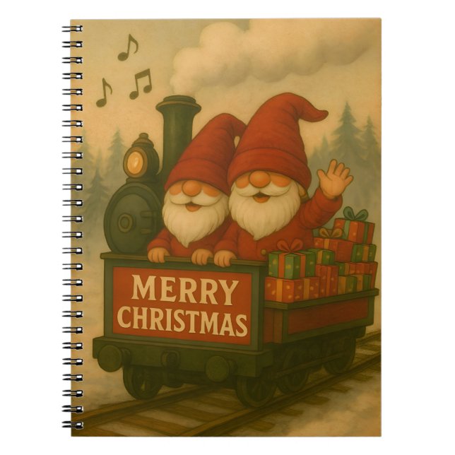 Cuaderno Whimsical Jolly Gnomes Musical Express (Frente)