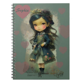 Cuaderno Whimsical Kawaii Fairy Tale Chica