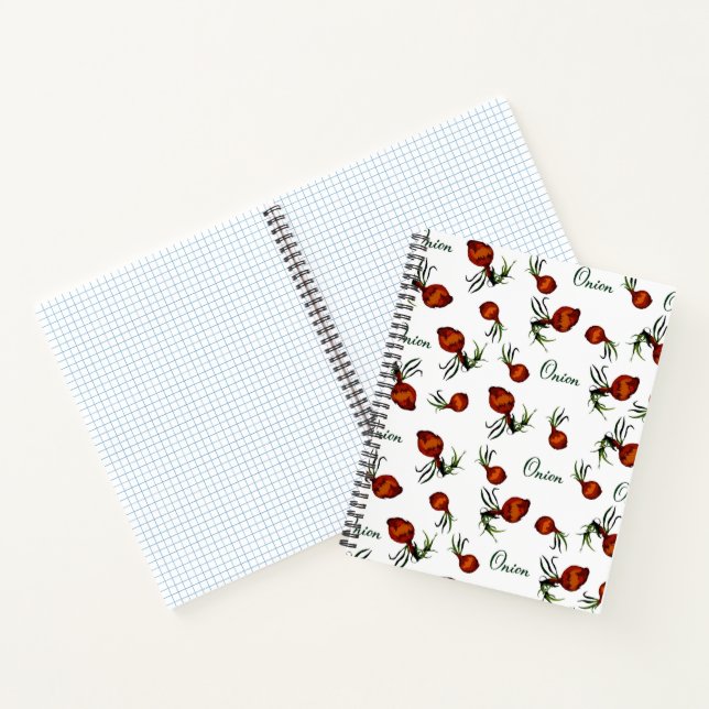 Cuaderno Whimsical Onion Pattern Notebook (Interior)