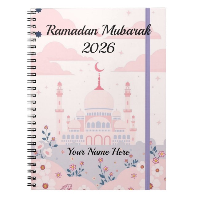 Cuaderno Whimsical Pastel Islamic Art (Frente)