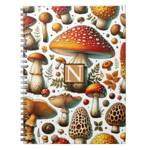 Cuaderno Whimsical Wild Mushrooms