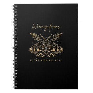 Cuaderno Whimsigoth Cottagecore Goblincore Mystical Moth Go