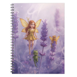 Cuaderno Whimsy Among the Purple Blooms