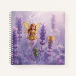 Cuaderno Whimsy Among the Purple Blooms