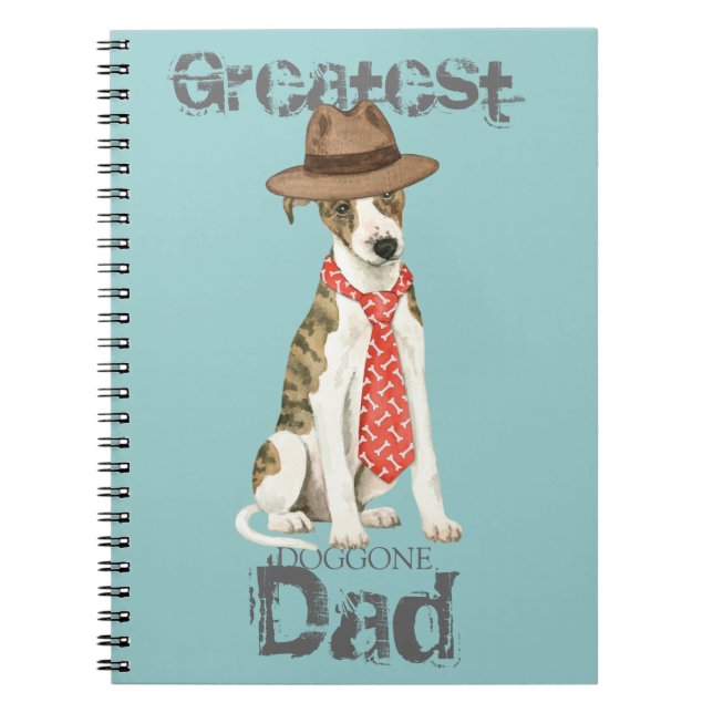 Cuaderno Whippet Dad (Frente)