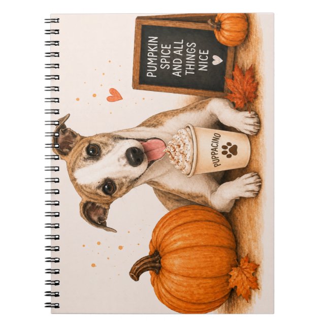 Cuaderno Whippet Especias de Calabaza (Frente)