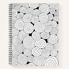 Cuaderno Whirl & Wonder – Notebook with Colorable Cover